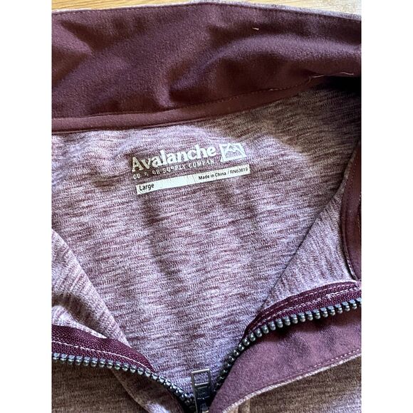 Avalanche Cropped Half Zip Pullover - Size Large - Picture 2 of 4